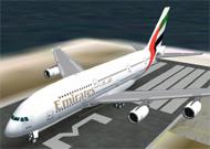 FS2002 Emirates Airbus A380 ProMX Version 2 image 1