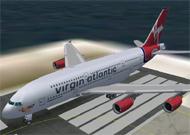 FS2002 Virgin Atlantic Airbus A380 ProMX image 1