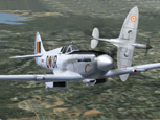FS2004 Belgian Air Force Spitfire XIV textures image 1