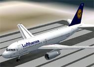 FS2002 Lufthansa Airbus A319 1 15 A319 image 1