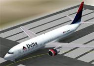 FS2002 Delta Airlines Boeing 737 Pack pack image 1