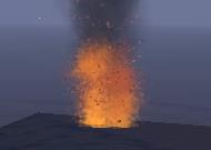 FS2002 Scenery - Etna Eruption scenery image 1