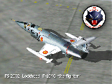 FS2002 - Full Moving Parts - Lockheed F-104g image 1