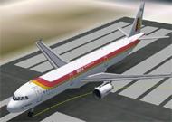 FS2002 Iberia A321 Moving parts include fan image 1