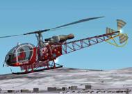 FS2002 Lama Air Alouette III Helicopter image 1