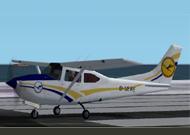 FS2002 Cessna 182RG Lufthansa Flight Training image 1