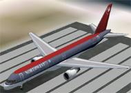 FS2002 Aircraft- Northwest Airlines Boeing image 1