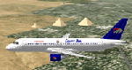 FS2002 Egypt Air Airbus A320-211 livery image 1