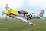 FS2002/CFS/CFS2 Military P-51D Mustang Detroit image 1