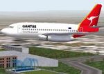 FS2002 Qantas Boeing 737-100 image 1
