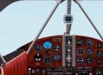FS2002 Panel - Beechcraft D-17 Staggerwing image 1