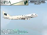 FS2004 PIA Boeing 747-200 Registration: AP-BAK image 1