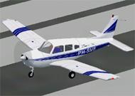 FS2002 Piper Warrior-II PA-28-160 revised and image 1