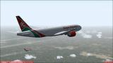 Close traffic over Tanzania. Another Kenya airways B737, bound to Nairobi photo 18693