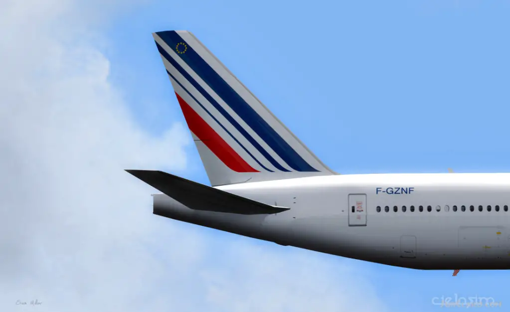 FS2004 Air France NC Project Open Sky Boeing 777-300ER Gabriel
