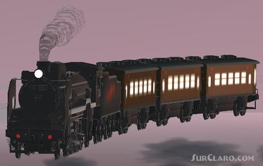Fs02 Fs04 Jnr Steam Locomotive D51 Galaxy Express 999 Concept