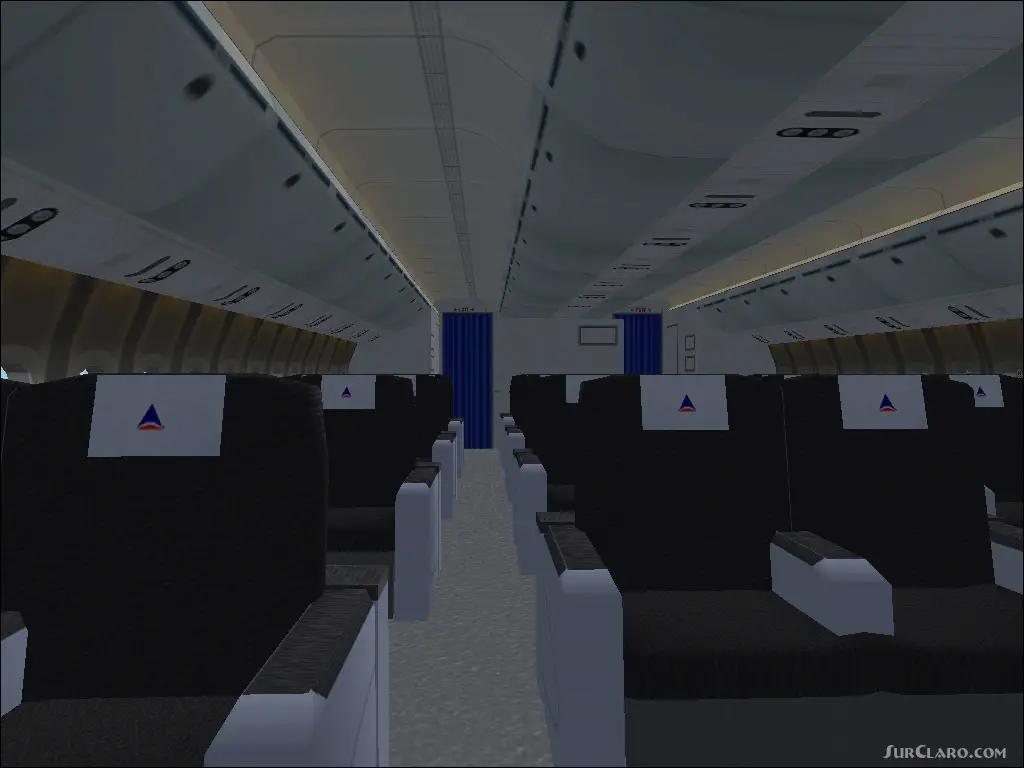 Fs2002 Meljet Boeing 777 200 Delta Airlines Virtual Cabin