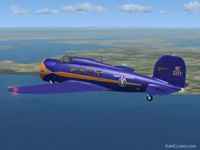 FSX and FS2004 Lockheed 9 Orion a fast commercial transport wooden construc...