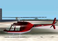 FS2002 Default Bell 206B Textures repaint image 1