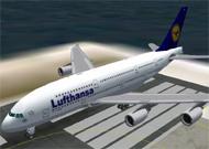 FS2002 Lufthansa Airbus A380 ProMX Version 2 image 1