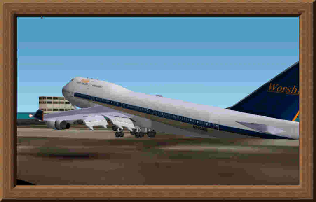 FS2002 Aircraft 747-400 Worship International image 1