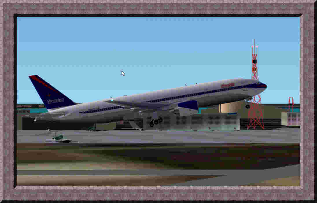 FS2002 Aircraft 777-200ER Worship International image 1