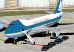 FS2002 B747200 Airforce One image 1