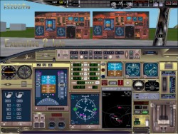 E2J panel FS2002 and PRO Executive 2 Jets panel image 1