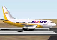 FS2002 Avant Airlines yellow livery Boeing image 1