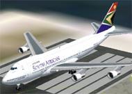 FS2002 Boeing 747-244B South African POSKY image 1
