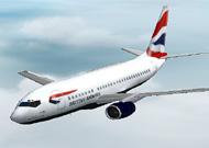 Boeing 737-500 painted picture image 1