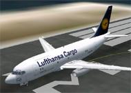 FS2002 B737-200C Lufthansa Cargo Features full image 1