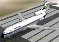 FS2002 Lufthansa Boeing 727-30 C D-ABIC image 1