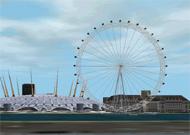 FS2002 London Eye 2002 Freeware scenery image 1