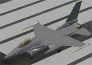 FS2002 F-16 Prototype Original aircaft: F-16c image 1