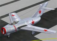 FS2002 MiG15 GMAX model fully animated with image 1