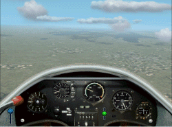 Fs2002/2004 panel ka 8 glider airplane image 1