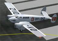 FS2002 aircraft - KZ-IV Zonen v3.0 KZ 4 OY-DIZ image 1