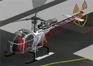 FS2002 LAMA Air-Glaciers helicopter image 1