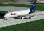 Flightsim FS2004/FS98 FedEx Airbus A380-800F image 1