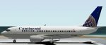 FS2002 Continetnal Airlines Boeing 737-500 image 1
