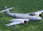 FS2002/CFS2 Military Gloster Meteor Jet Fighter image 1
