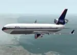 FS2002 Delta Air Lines McDonnell Douglas MD-11 image 1