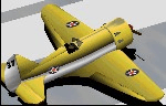FS2002 USAAF Polikarpov I-16 painted shaded image 1
