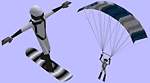 Glider/Ultralight Sky divers freefall & sky image 1