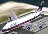 FS2002 Spirit America Boeing 747 Textures image 1