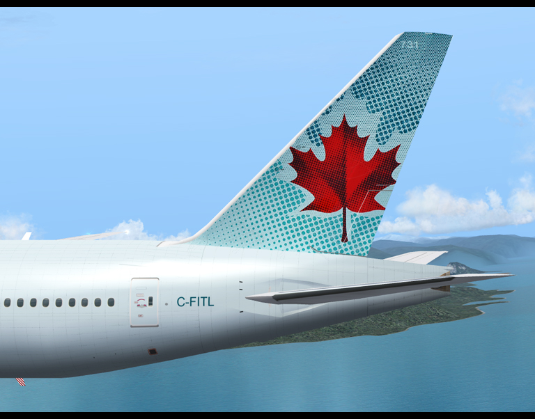 Air Canada Boeing 777-300Er Paint For The Posky Model — 1