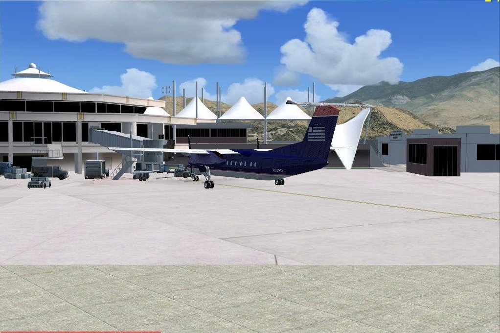 Fsx Palm Springs International Airport (Kpsp) Patch For The Shezs Fs2004 Palm Springs Regi — 1