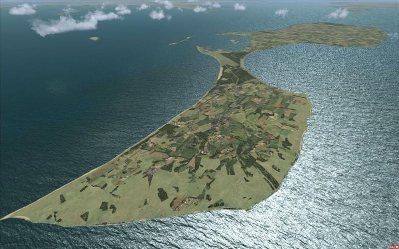 Denmark Map X 1.0 For Microsoft Flight Simulator X This Is A Vector Scenery Bundle Coverin — 1