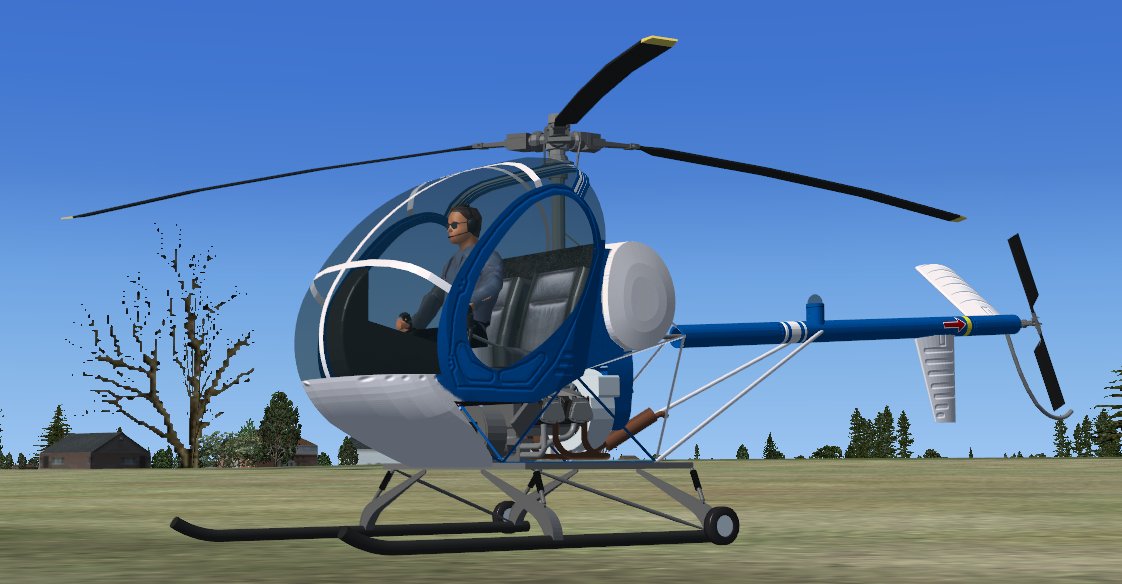 Hughes 269C Features Fully Native Fsx — 1